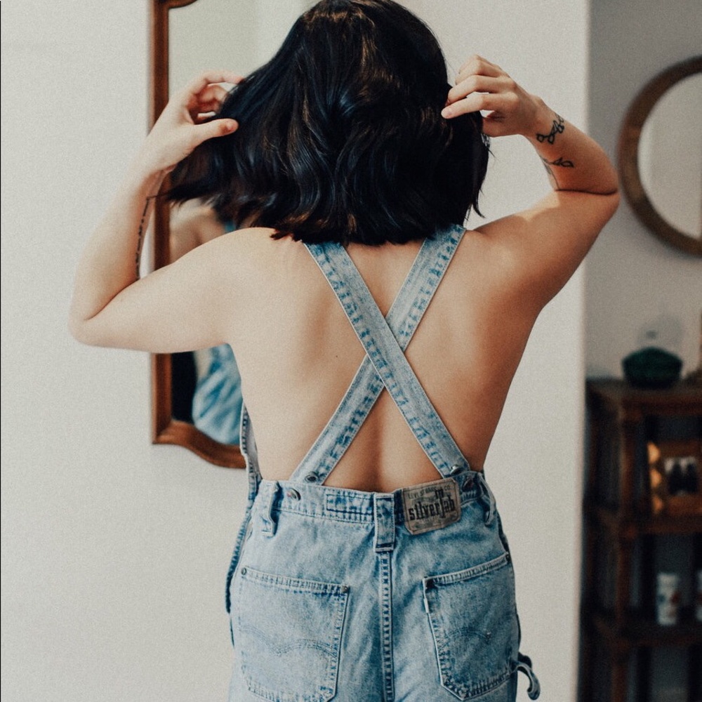 Vintage Denim Overalls